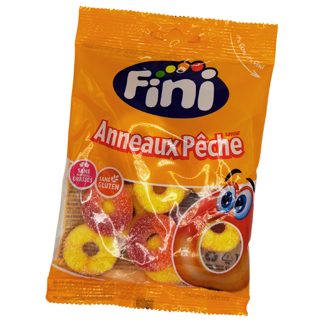 Glutenfreier Fruchtgummi FINI Pfirsichringe