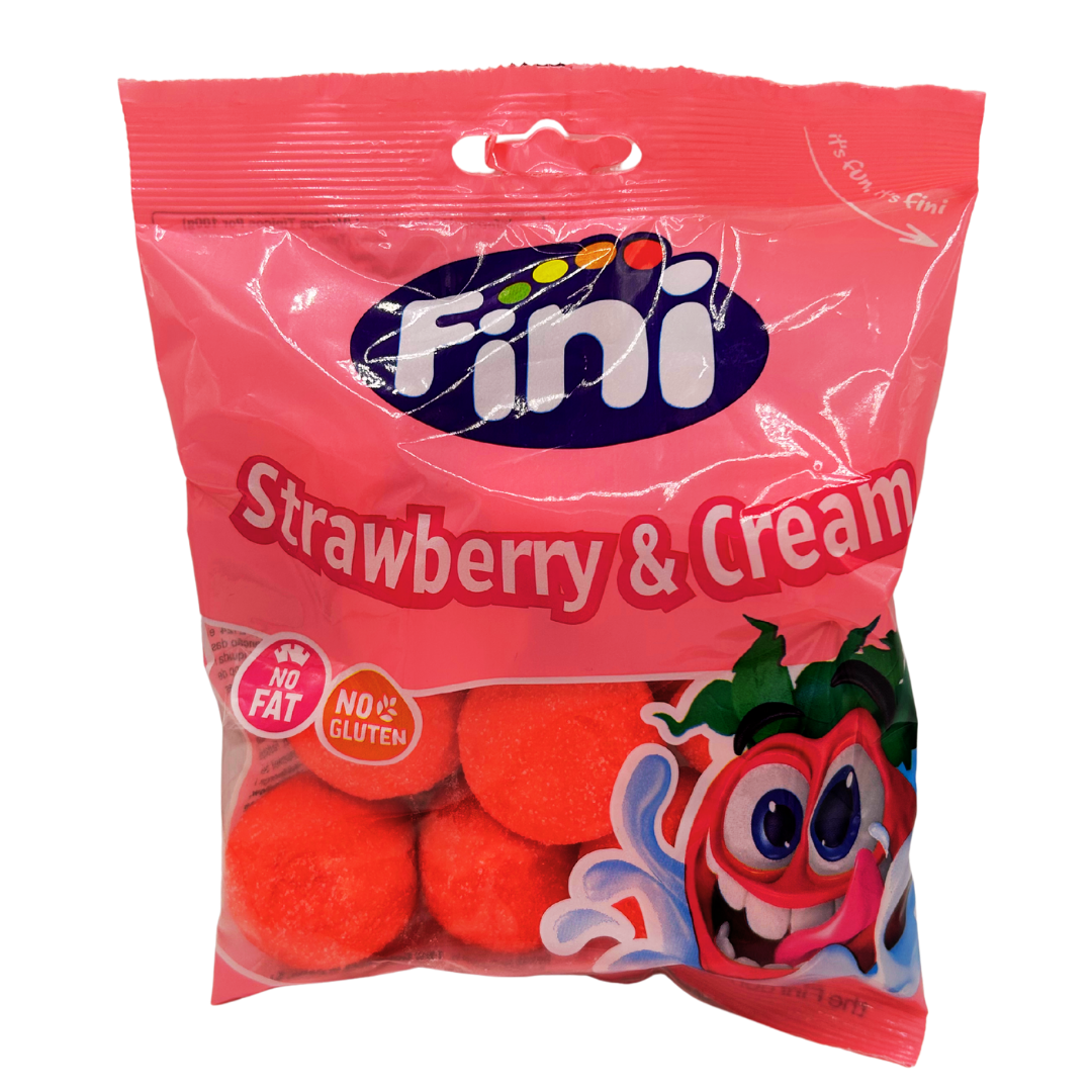 Glutenfreier Fruchtgummi FINI Strawberry und Cream