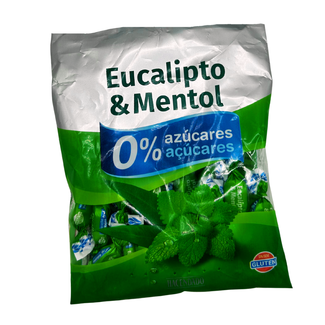 Glutenfreie Eukalyptusbonbons ohne Zucker
