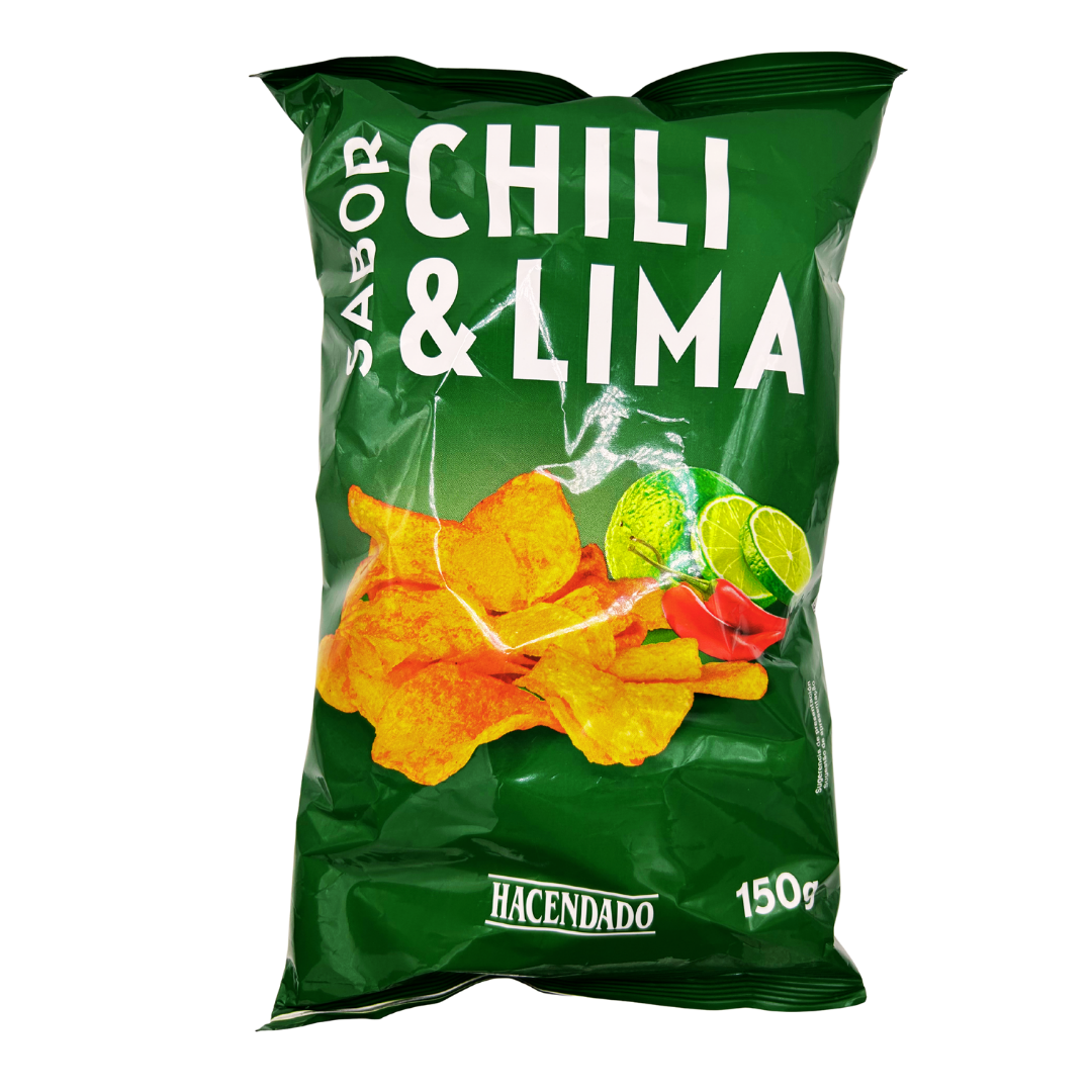 Glutenfreie Chips Chili und Limette