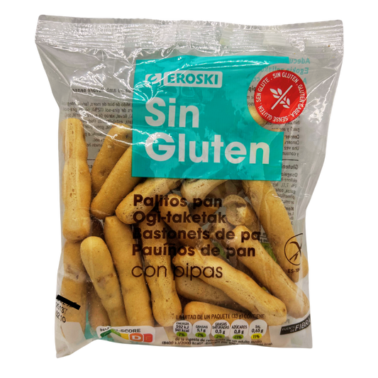 Glutenfreie Grissini Brotsticks mit Körnern