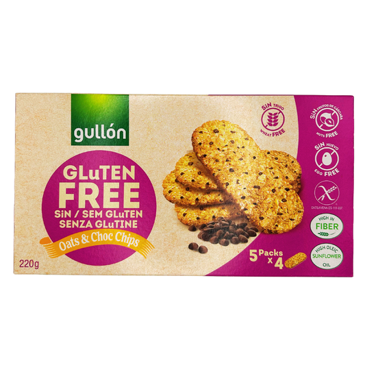 Glutenfreie Haferkekse mit Schokostückchen
