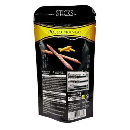 Glutenfreie Hähnchen Salami Sticks