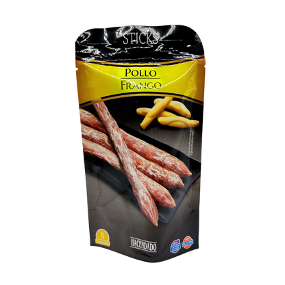 Glutenfreie Hähnchen Salami Sticks
