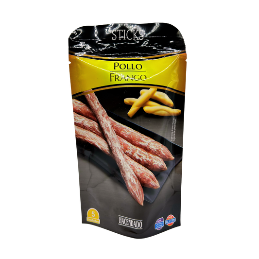 Glutenfreie Hähnchen Salami Sticks