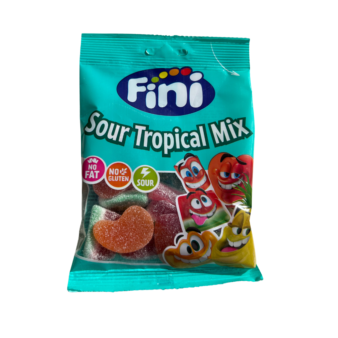 Glutenfreie FINI Fruchtgummis Sour Tropical Mix