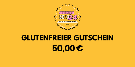 Glutenfreier Gutschein 50,00 € - Glutenfreishop24
