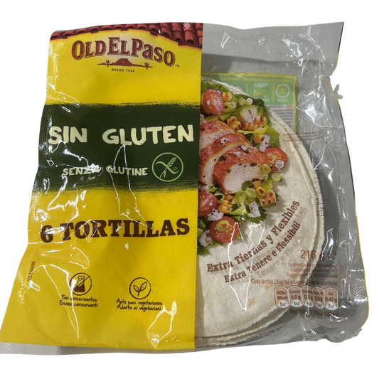 Tortilla Wraps glutenfrei (klein, 6 Stück), Old El Paso